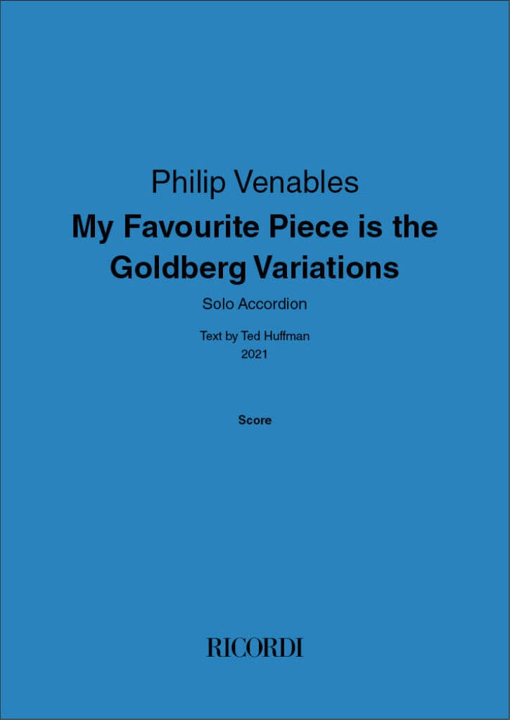 My Favourite Piece is the Goldberg Variations